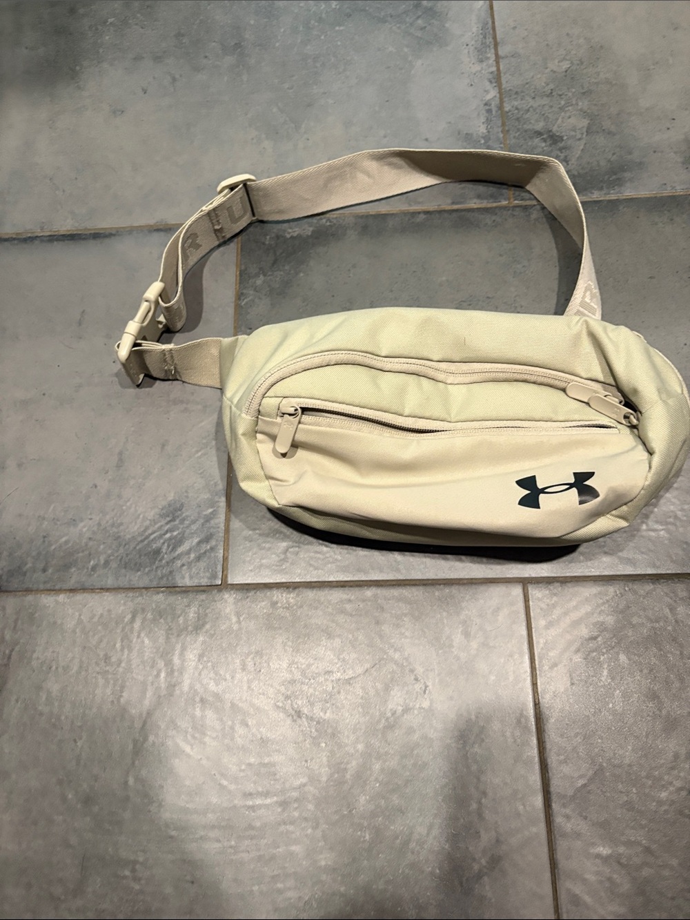 Under Armour Beige Crossbody Belt Bag